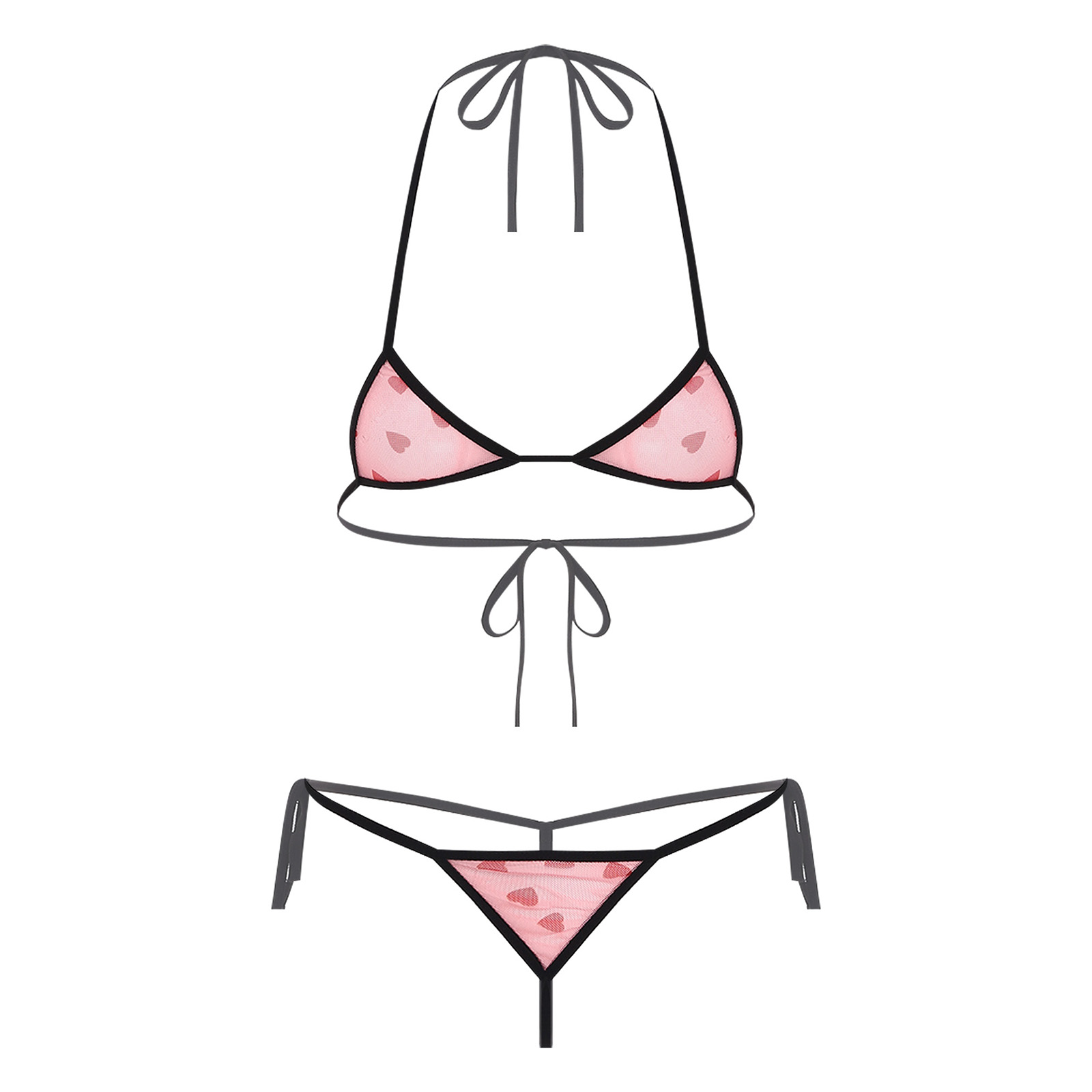 Womens Micro Mini Bikini Linge - Sheer Mesh Bra のレビューと価格