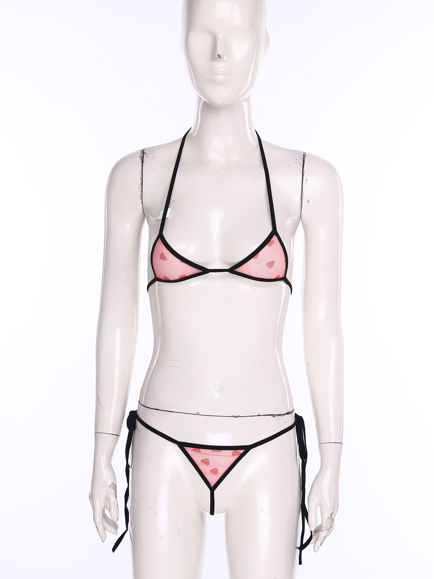 Womens Micro Mini Bikini Linge - Sheer Mesh Bra のレビューと価格