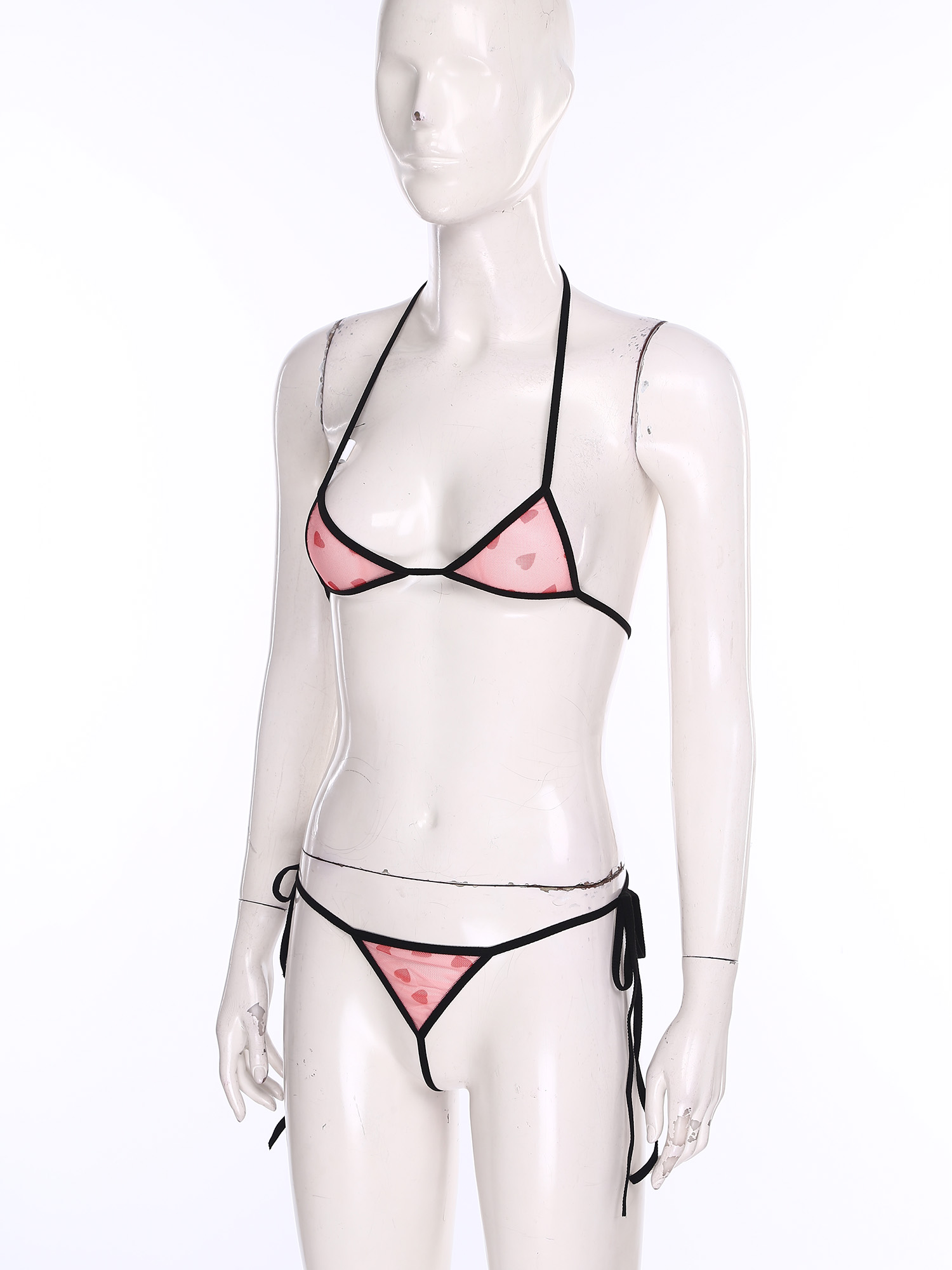 Womens Micro Mini Bikini Linge - Sheer Mesh Bra のレビューと価格