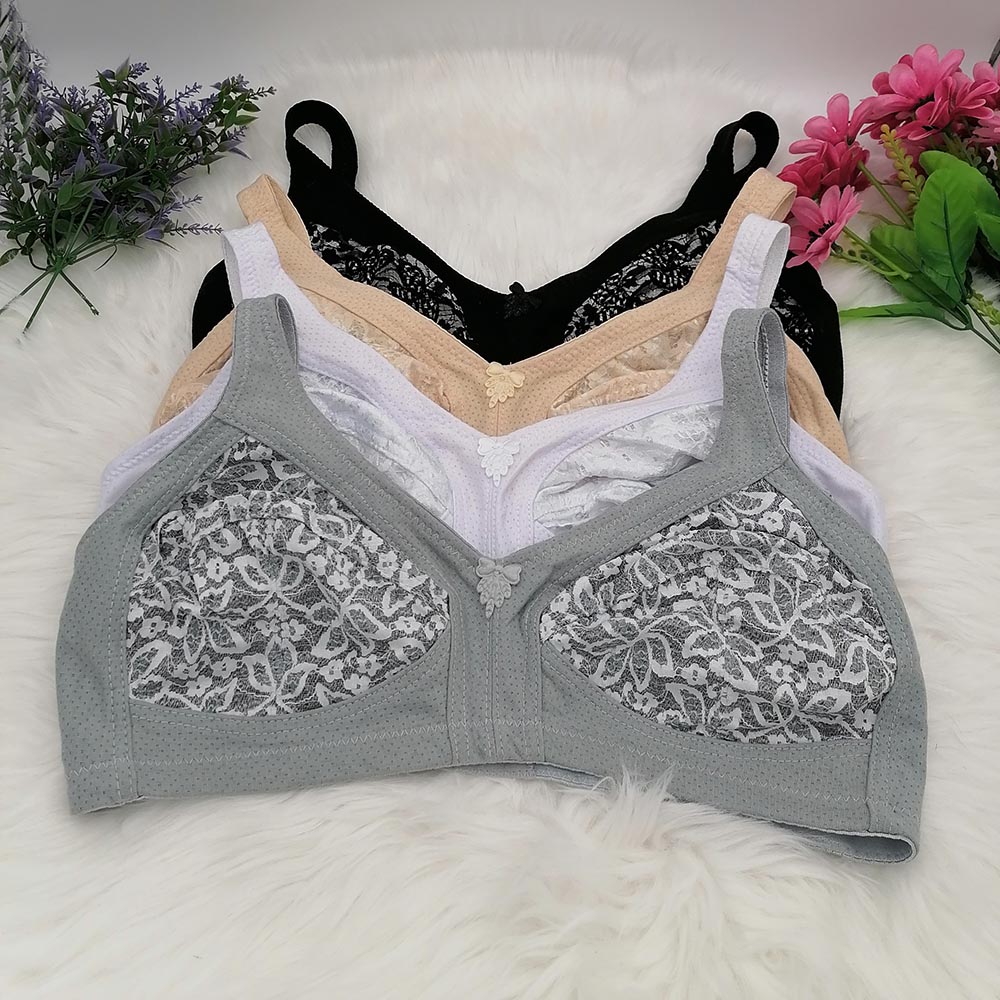 Women's Bra Large Cup C D E F  - Cotton Bra Everyday のレビューと価格