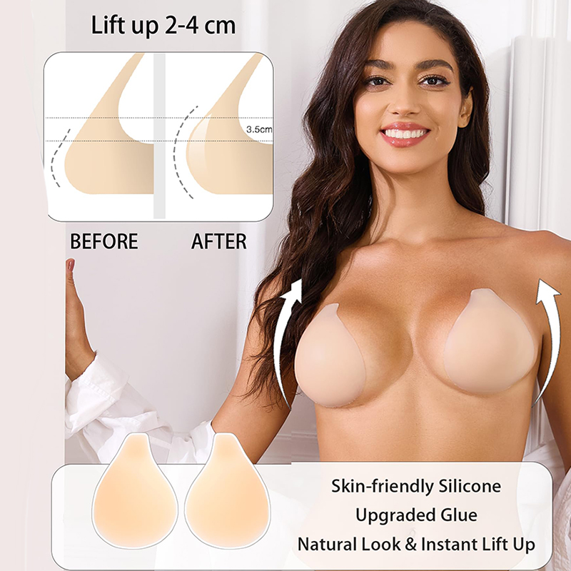 1/2 Pairs Women Sticky Bra Pus - Backless Bra Sticky のレビューと価格