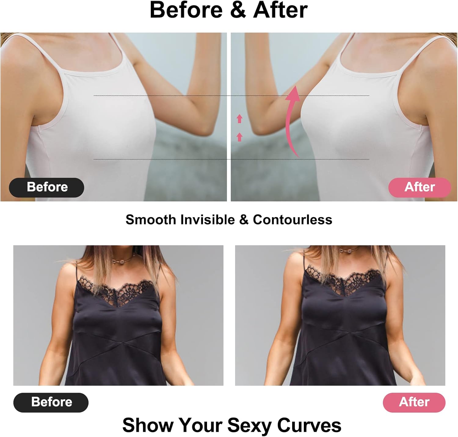 Sticky Bra Push Up Adhesive Br - Push Up Bra Silicone のレビューと価格