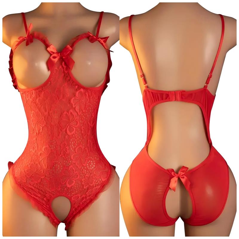 Transparent Sexy Lingerie Set  - Sheer Bra Lace のレビューと価格