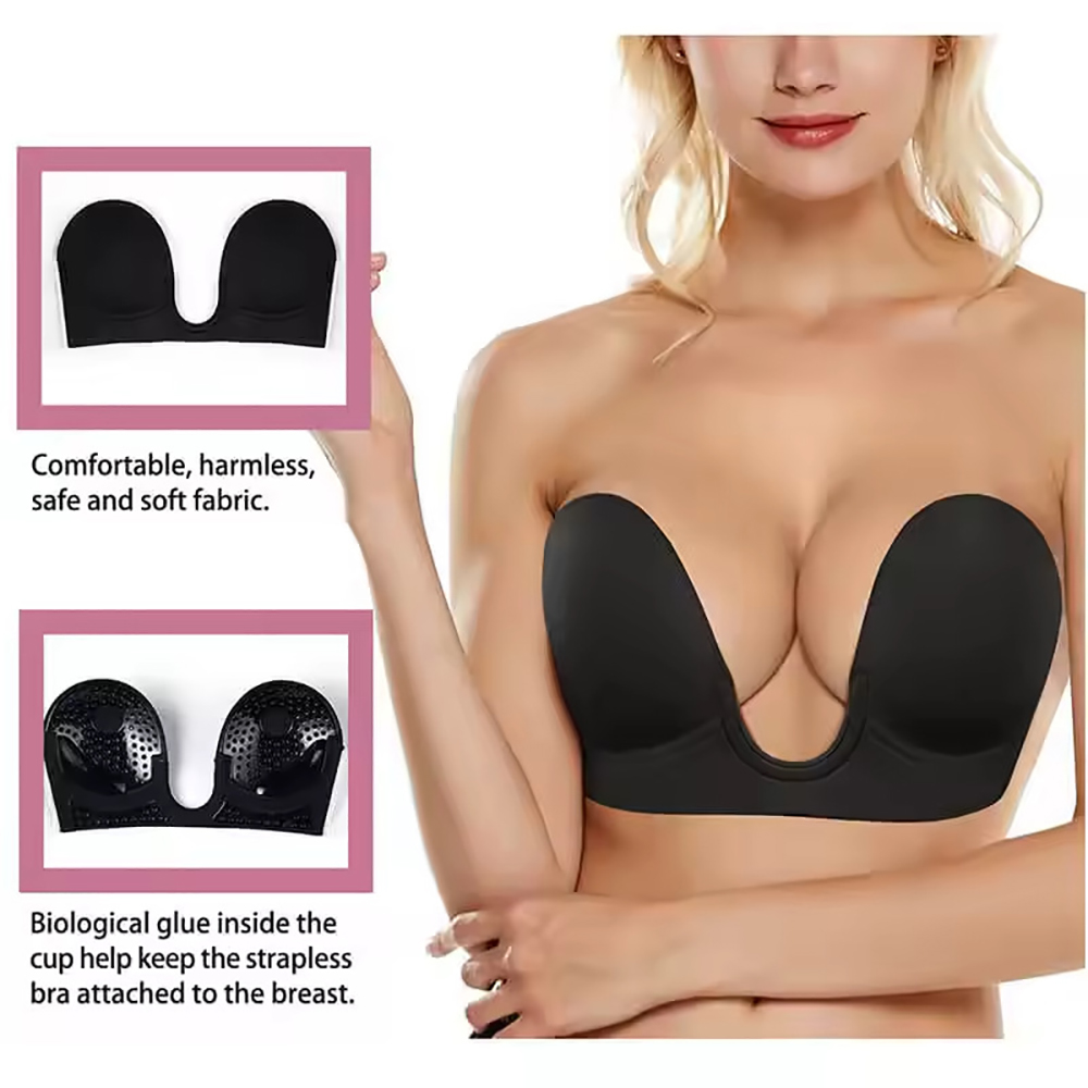Invisible Push Up Bra Straples - Backless Bra Sticky のレビューと価格