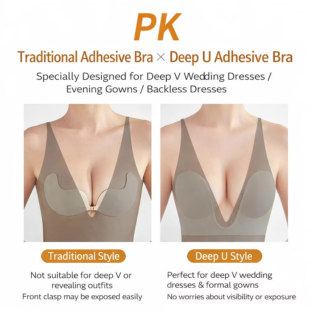 Invisible Push Up Bra Straples - Backless Bra Sticky のレビューと価格