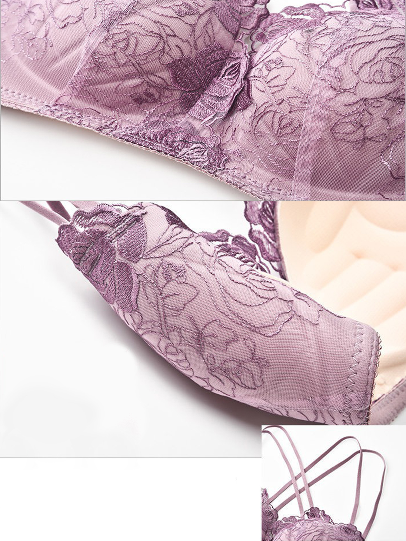 Women's Lace Push Up Bra Multi - Convertible Bra Multiway のレビューと価格