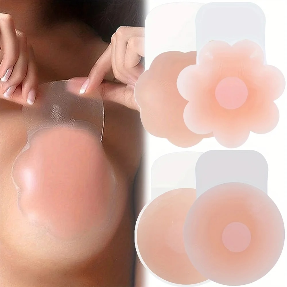 1Pairs Silicone Nipple Cover L - Push Up Bra Silicone のレビューと価格