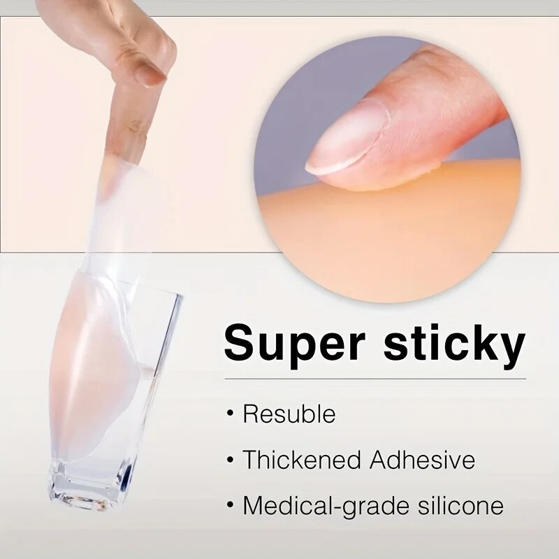 1Pairs Silicone Nipple Cover L - Push Up Bra Silicone のレビューと価格