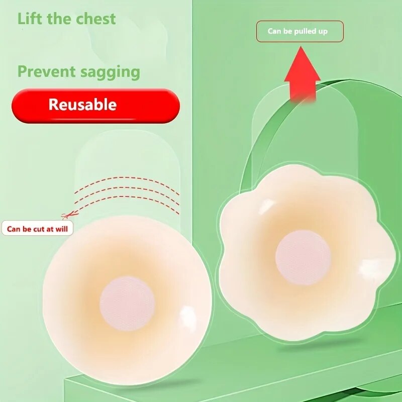 1Pairs Silicone Nipple Cover L - Push Up Bra Silicone のレビューと価格