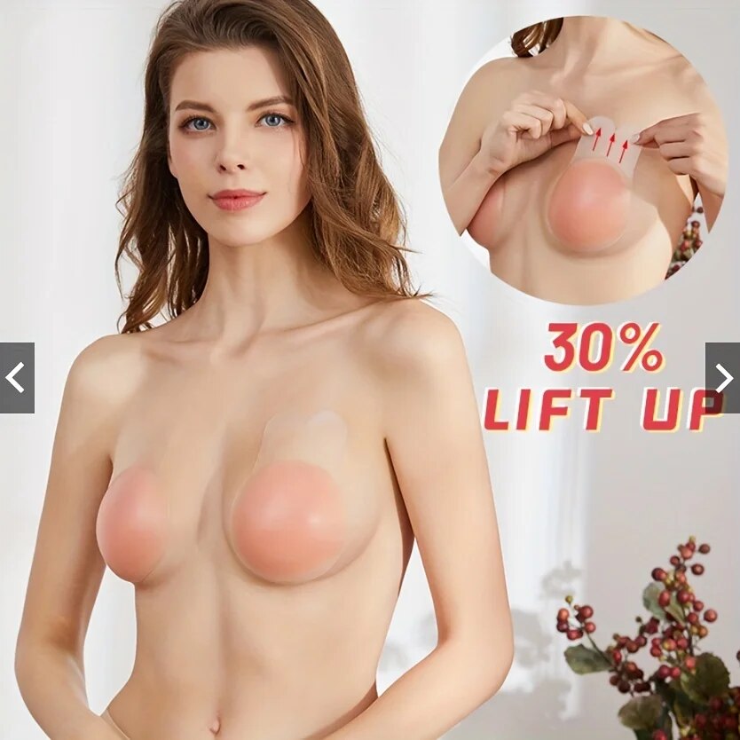 1Pairs Silicone Nipple Cover L - Push Up Bra Silicone のレビューと価格
