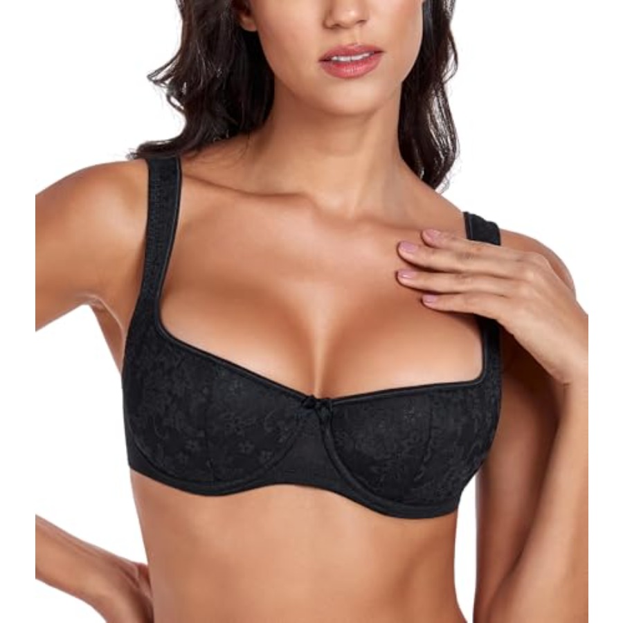 DotVol Women's Lightly Padded  - Demi Bra Balconette のレビューと価格