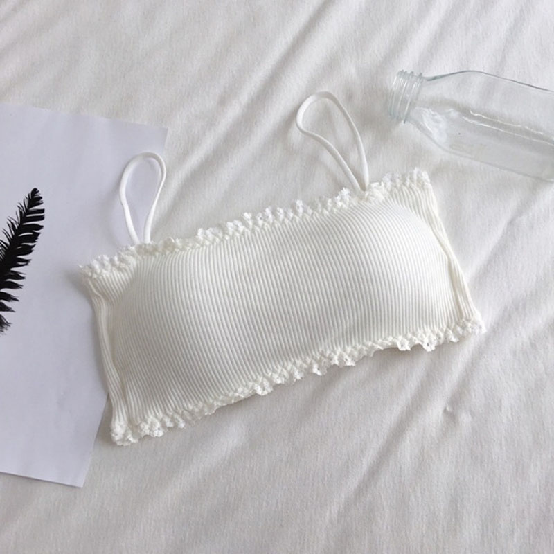 Women's Cotton Bra Female Tube - T Shirt Bra Seamless のレビューと価格