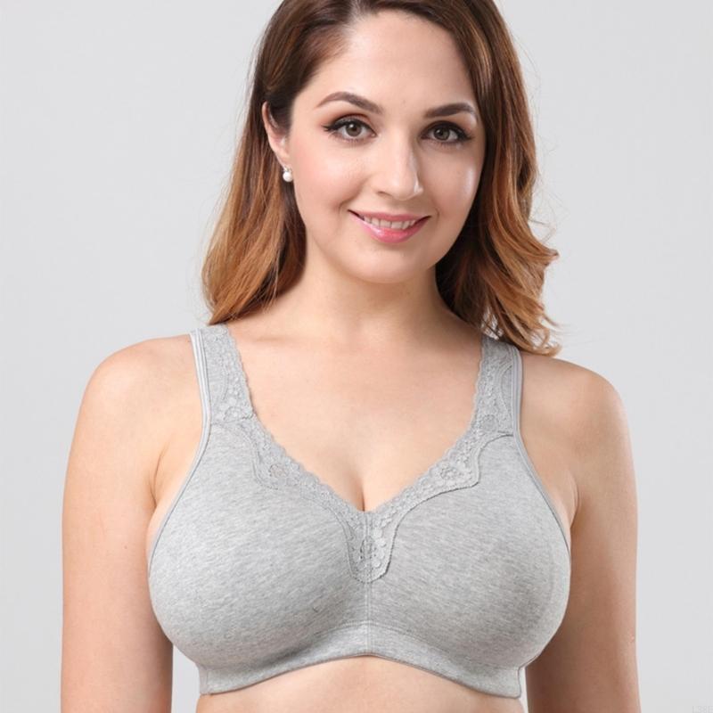 L38E Womens Wireless Big Size  - Cotton Bra Everyday のレビューと価格