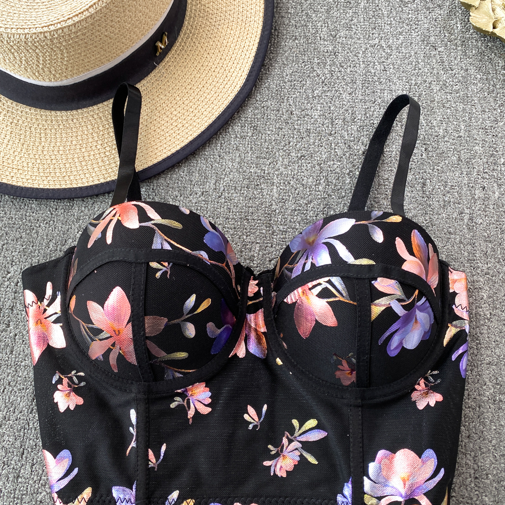 Women Sexy Floral printed Cors - Cotton Bra Everyday のレビューと価格