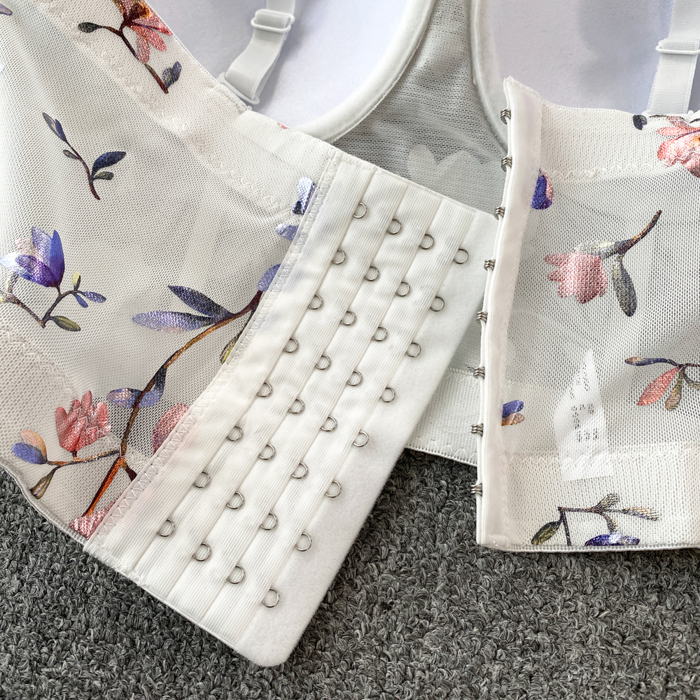 Women Sexy Floral printed Cors - Cotton Bra Everyday のレビューと価格