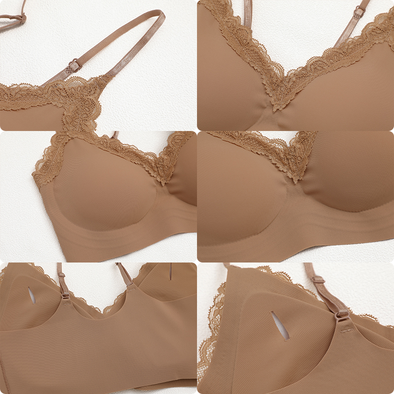 Wire Free Seamless Bralette fo - Sleep Bra Bralette のレビューと価格