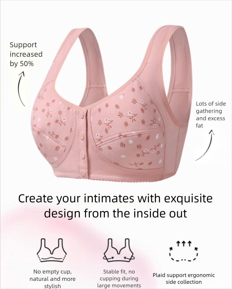 7pcs Elegant Lace Push Up Seam - Underwire Bra Padded のレビューと価格