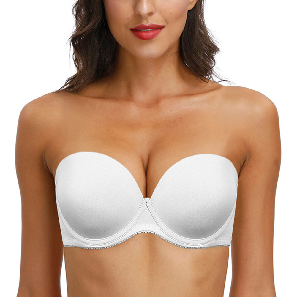 New Solid Women Bra Plus Size  - Convertible Bra Multiway のレビューと価格