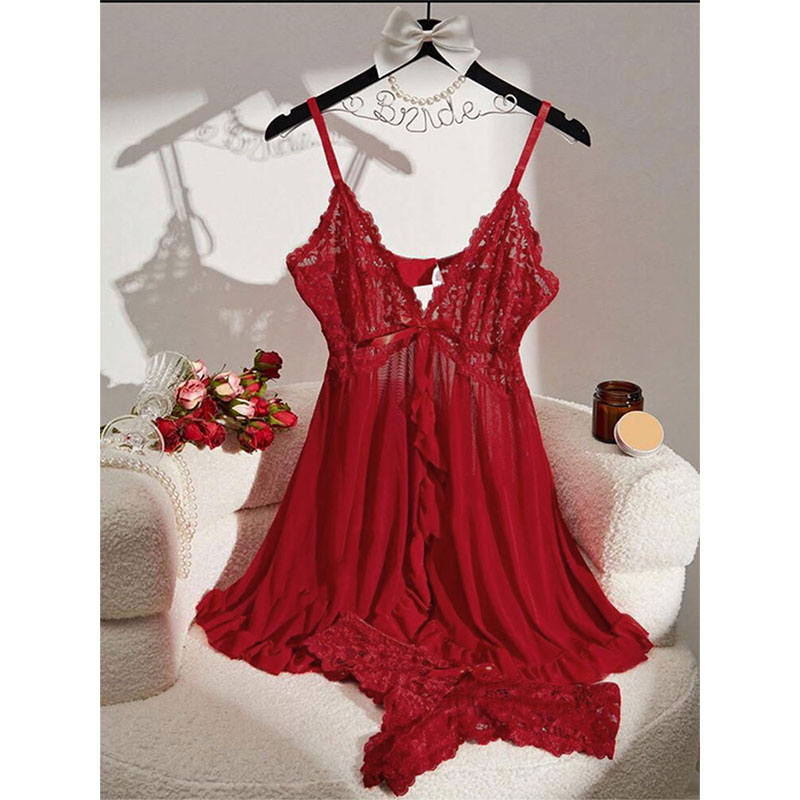 Soft Sheer Nighty Pajamas Hots - Sheer Mesh Bra のレビューと価格