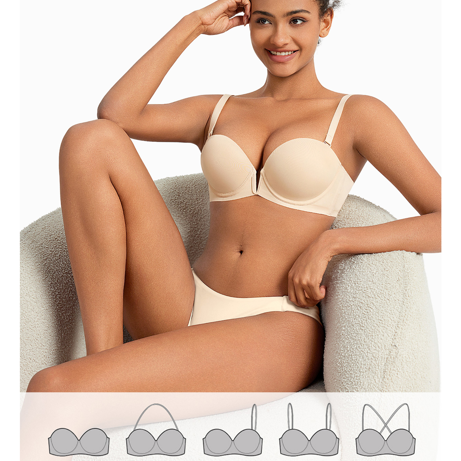 New Bra Push Up Underwire Ultr - Convertible Bra Multiway のレビューと価格