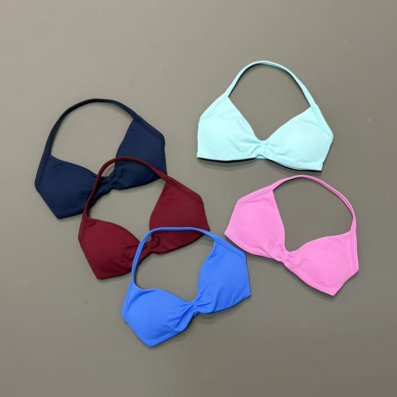 Women Halter Sports Bra V-Neck - Sports Bra Racerback のレビューと価格