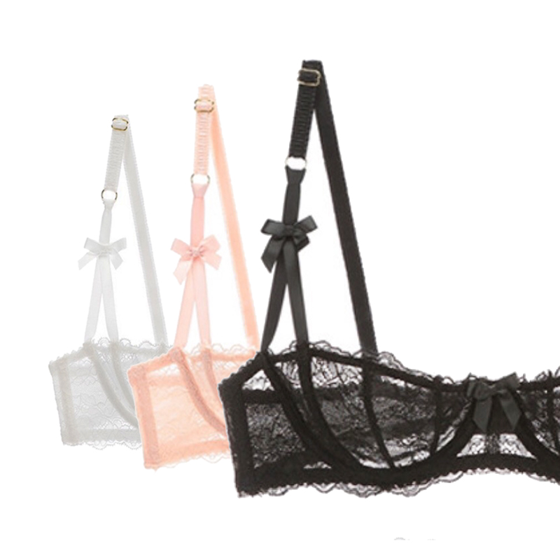 Half Cup Bras For Women Sexy L - Demi Bra Balconette のレビューと価格