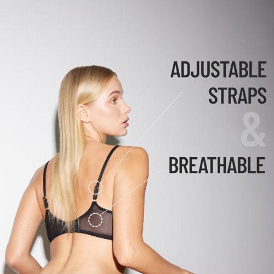 Faye Women's Sexy Lace Bra, Ba - Demi Bra Balconette のレビューと価格