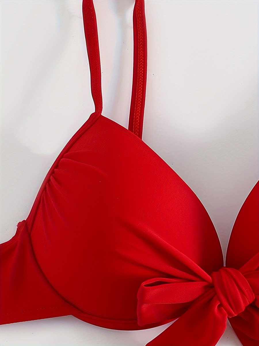 Sexy Knotted Underwired Bra Cu - Underwire Bra Padded のレビューと価格
