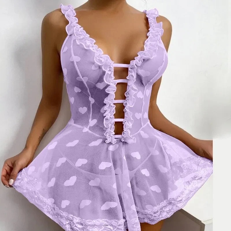 Nighty for Ladies Hot Romantic - Sheer Mesh Bra のレビューと価格