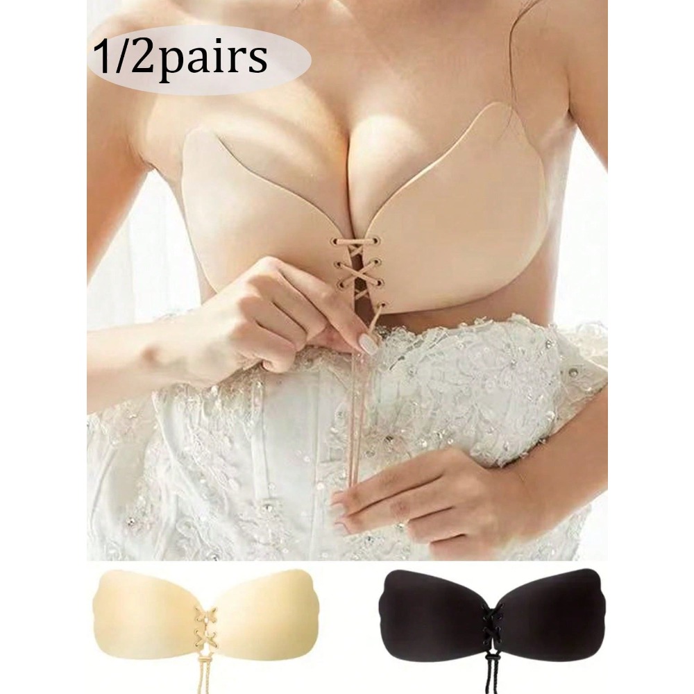 1/2pcs Wing-Shaped Adhesive Br - Push Up Bra Silicone のレビューと価格