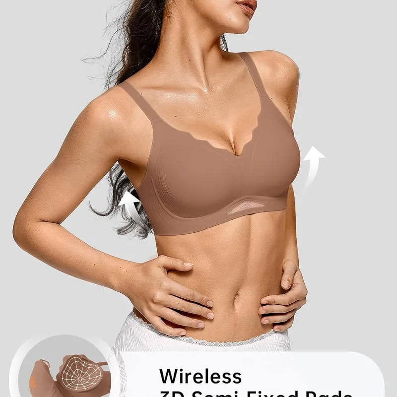Women’s Wireless Bras Scallope - Wirefree Bra Comfort のレビューと価格