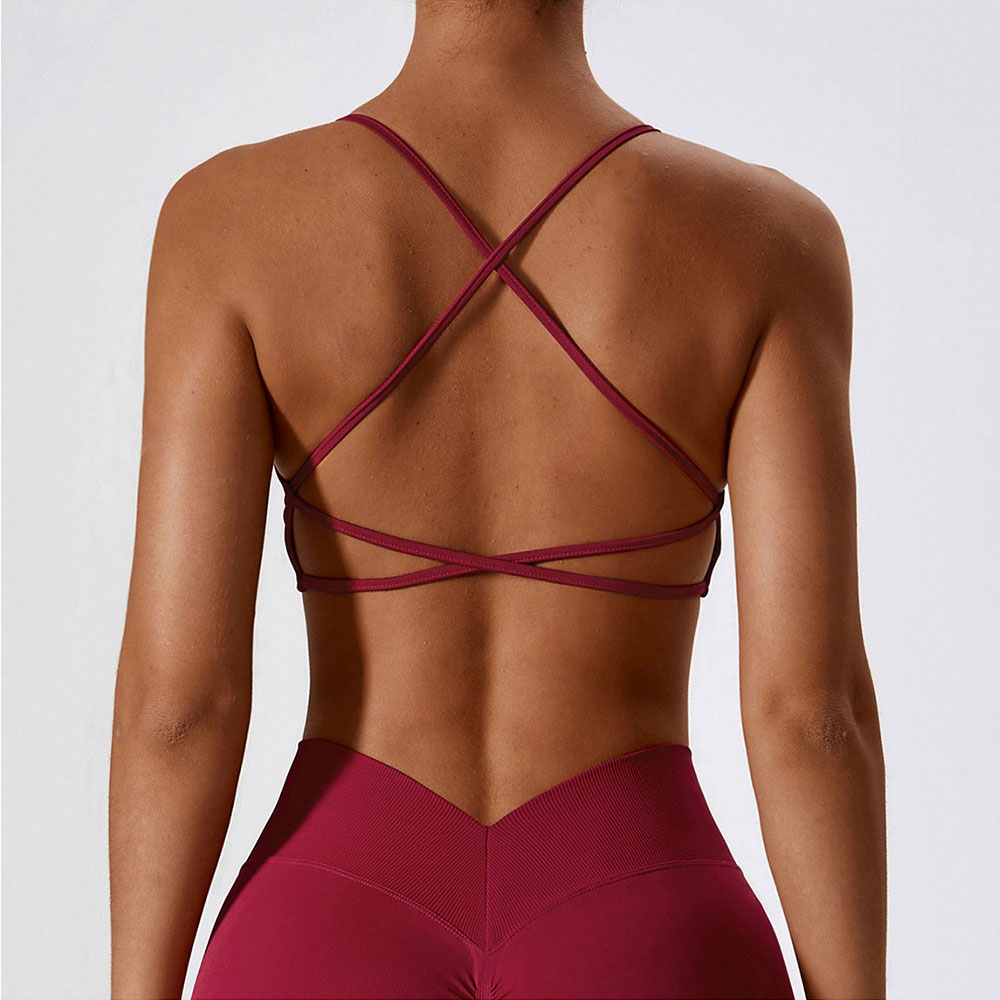 Women Cross Strap Sports Bra W - Sports Bra Racerback のレビューと価格