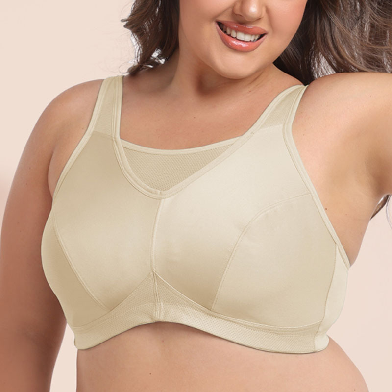 High Impact Plus Size Sports B - Minimizer Bra Women のレビューと価格