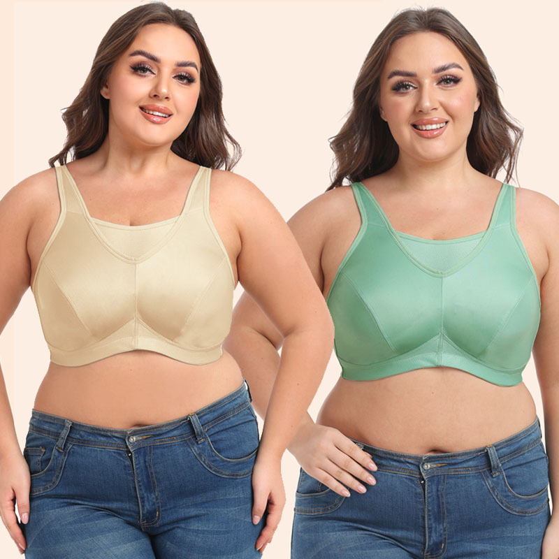 High Impact Plus Size Sports B - Minimizer Bra Women のレビューと価格