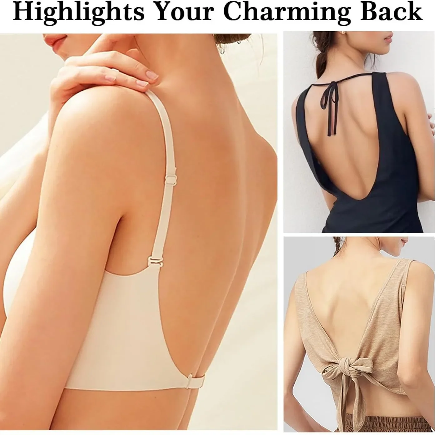 Top RatedSeamlLow Back Bra Sup - Convertible Bra Multiway のレビューと価格