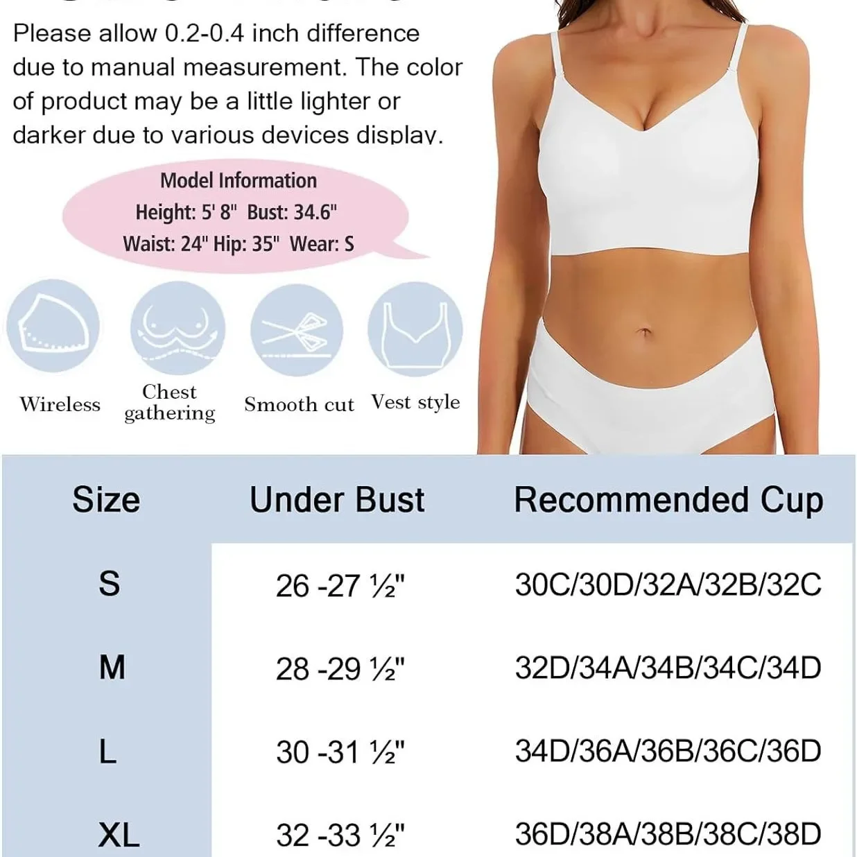 Top RatedSeamlLow Back Bra Sup - Convertible Bra Multiway のレビューと価格